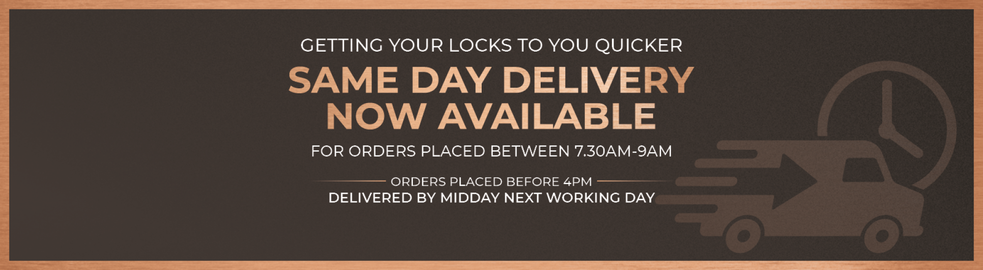 Getting your locks to you quicker